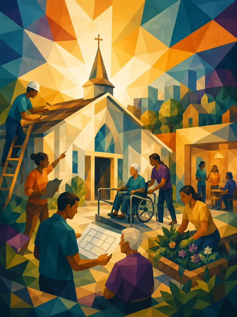 Church Commons artwork for Building Management and Property Stewardship