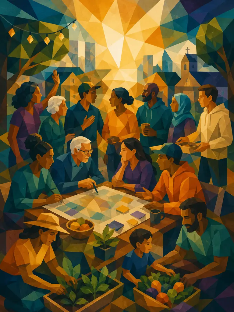 Church Commons artwork for Practicum: Community Mission as Relationship Building/Christian Community